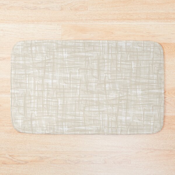 Item preview, Mid Century Modern Minimalist Textured Neutral Woven Hatch Abstract Linework Pattern designed and sold by kierkegaard.
