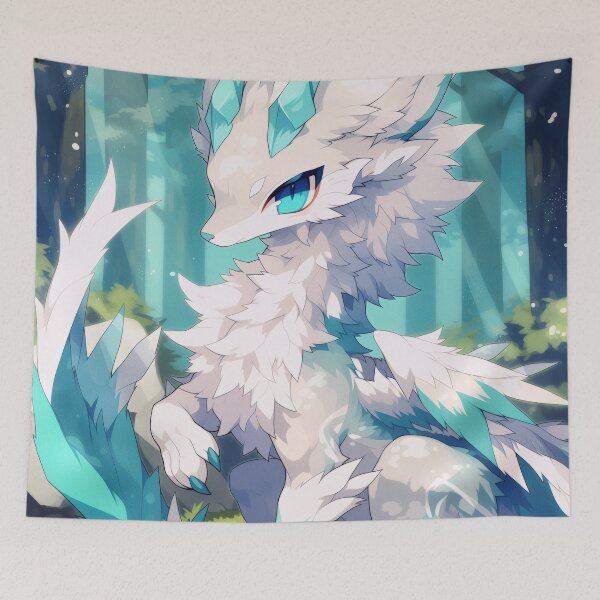 Item preview, Crystal-Horned Forest Drake designed and sold by CHCOfficial.