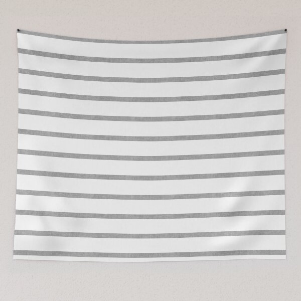 Item preview, Classic Gray Horizontal Textured Stripe designed and sold by LoveAlways-AEP.