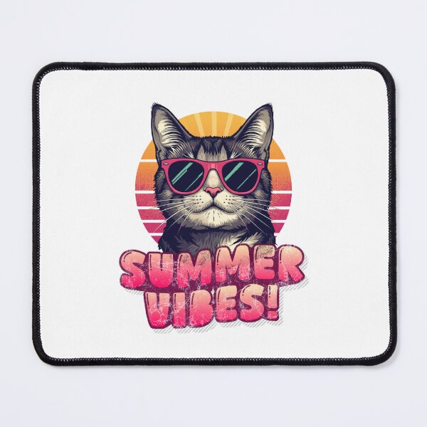 Item preview, Cat summer vibes designed and sold by Randomnessy.