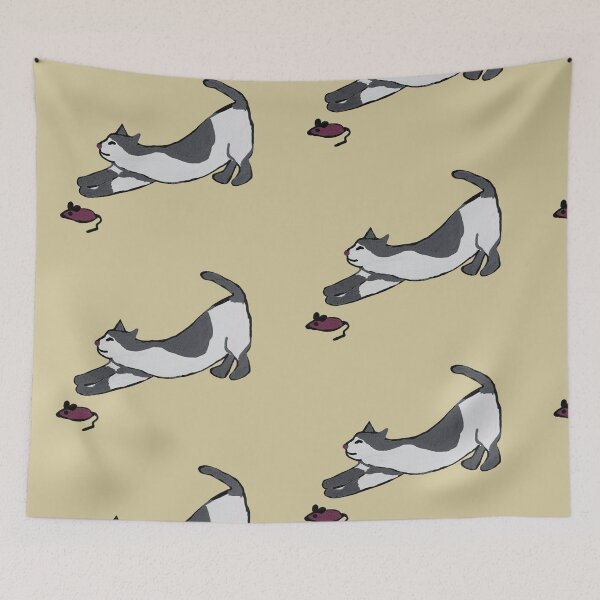 Item preview, Cat’s Big Stretch designed and sold by SueGhoshArt.