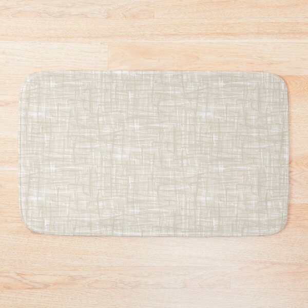 Item preview, Mid Century Modern Minimalist Textured Neutral Woven Hatch Abstract Linework Pattern designed and sold by kierkegaard.