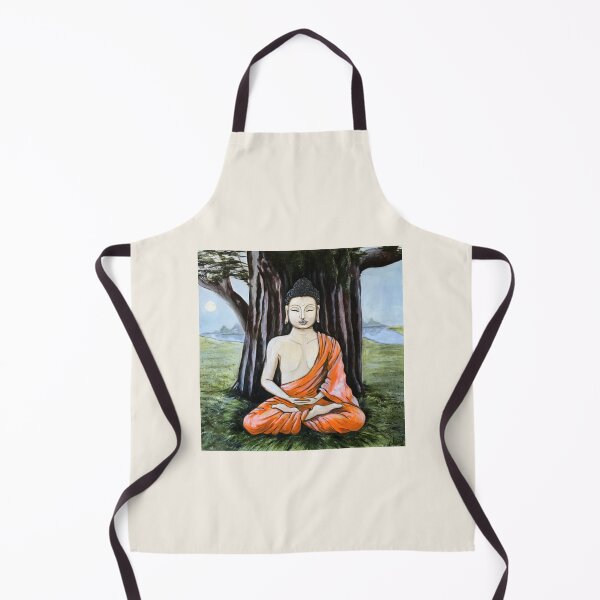 Item preview, BUDDHA SHAKYAMUNI | oil painting style | Unique ART Design | Meditative Design designed and sold by Baroness Swan.