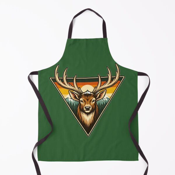 Item preview, Vintage Retro Majestic Deer Mountain Adventure designed and sold by BarkAndArt.
