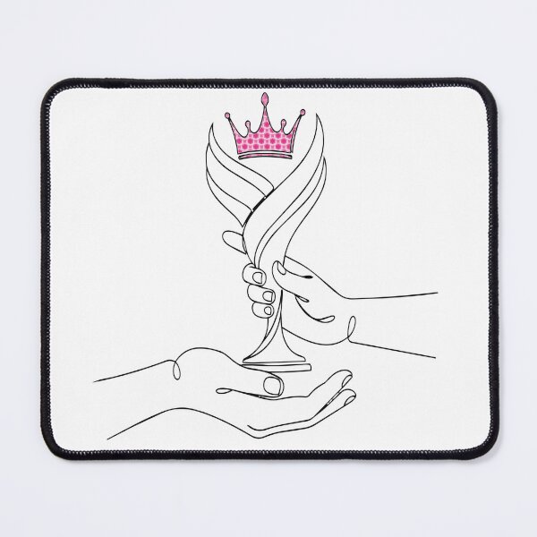 Item preview, Royal Soccer Queen 2026 Champion Trophy - Modern Line Art Vector designed and sold by BestChoiceService.