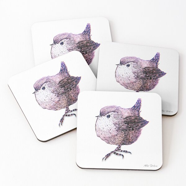 Item preview, Woodland Wren Illustration designed and sold by The ADW Studium.
