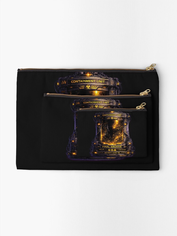 Thumbnail 2 of 4, Zipper Pouch, ENTITY LOCKDOWN designed and sold by ShadowSignal.