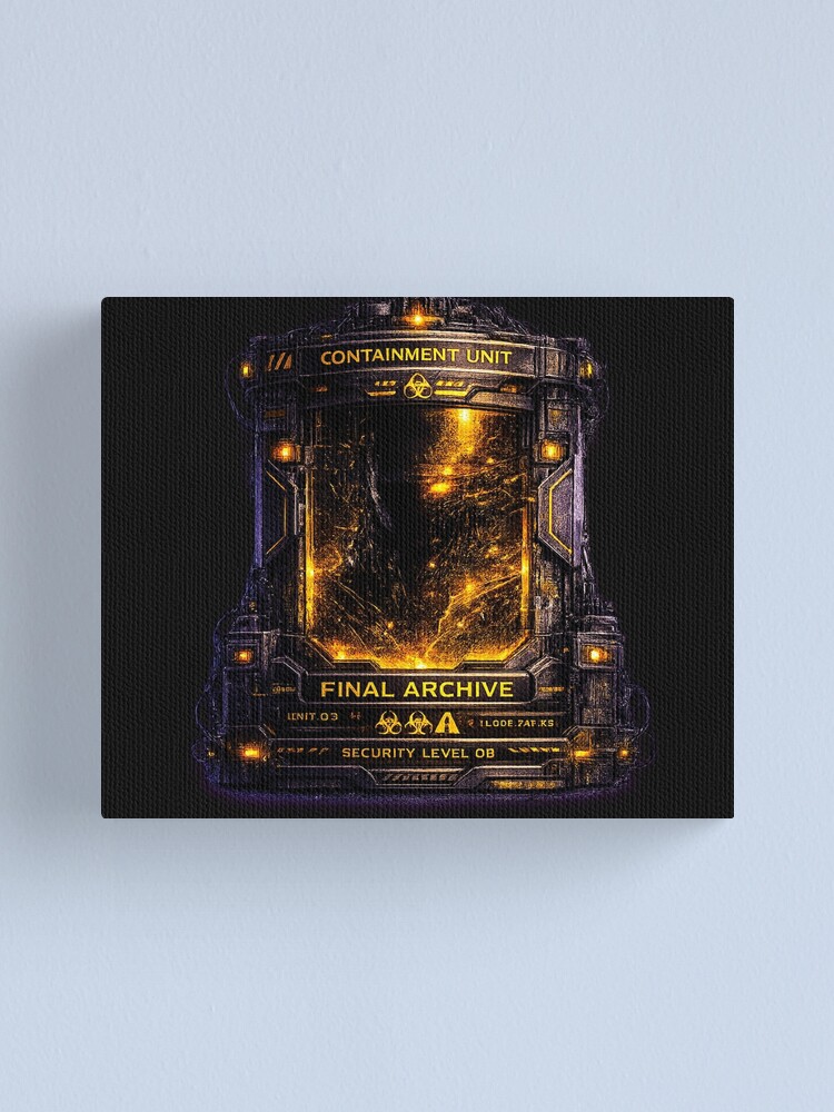 Thumbnail 1 of 3, Canvas Print, ENTITY LOCKDOWN designed and sold by ShadowSignal.