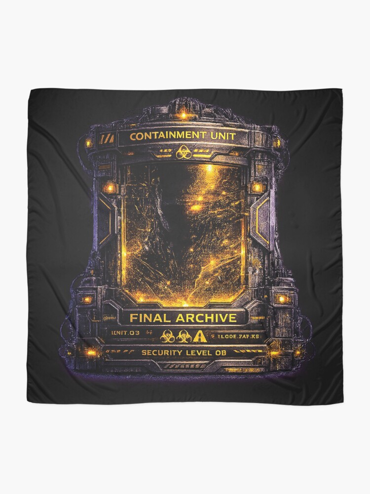 Thumbnail 2 of 3, Scarf, ENTITY LOCKDOWN designed and sold by ShadowSignal.