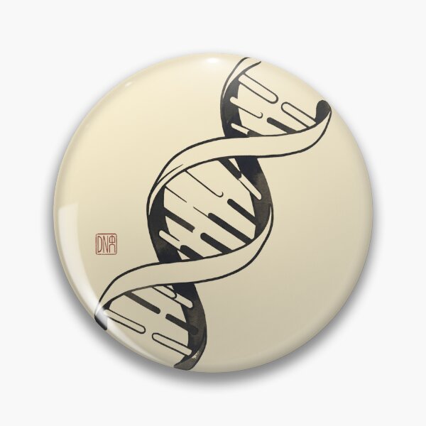 Item preview, Minimalist DNA Replication Art Print - Vintage Science Ukiyo-e designed and sold by DuckOddity.