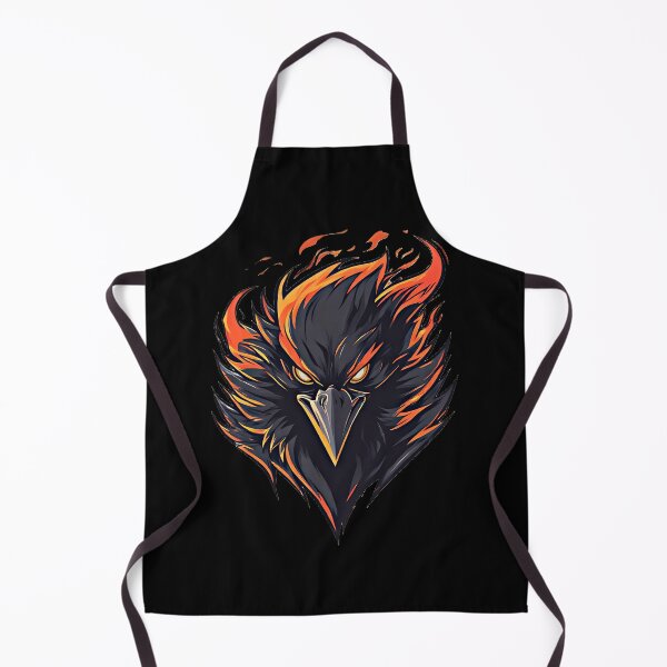 Item preview, Fiery Raven Mascot Logo Esports Vector Art designed and sold by UrbanPrts.