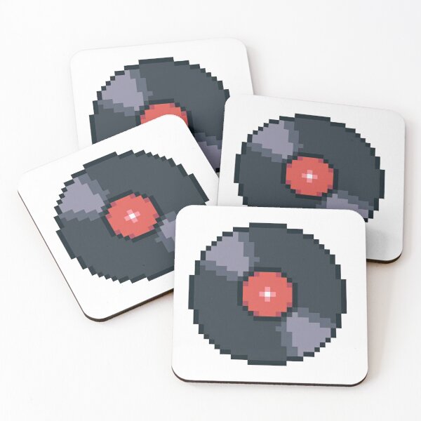 Item preview, Pixel Art Vinyl Record Print | Retro Music Lover Gift | 8 Bit Turntable Design for Music Fan designed and sold by The-SilentPlace.