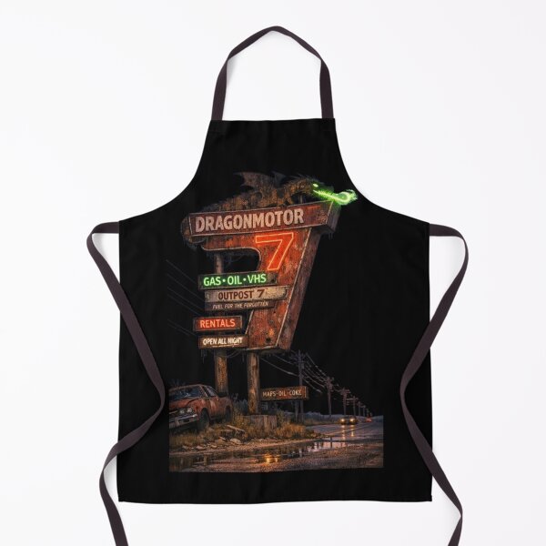 Item preview, Dragonmotor 7 Retro Roadside Outpost Sign designed and sold by dragonmotor7.