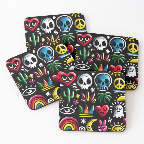 Item preview, Crazy Graffiti Pattern 7 designed and sold by Gypsykiss.