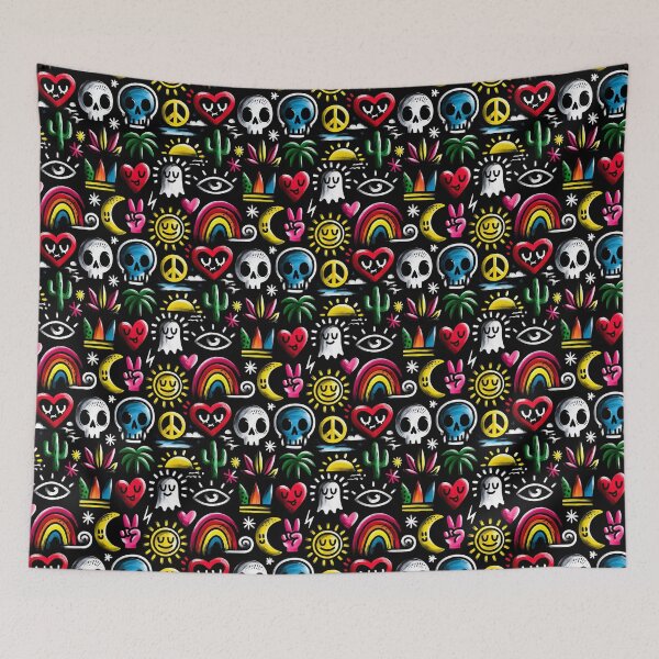 Item preview, Crazy Graffiti Pattern 7 designed and sold by Gypsykiss.