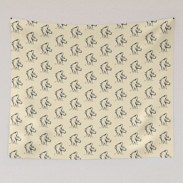 Item preview, Funny NDT Technician Art Print - Minimalist Ukiyo-e Style designed and sold by DuckOddity.