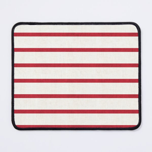 Item preview, Classic Summer Red Horizontal Textured Stripe designed and sold by LoveAlways-AEP.