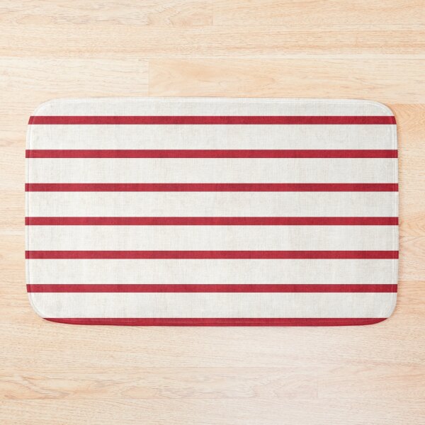 Item preview, Classic Summer Red Horizontal Textured Stripe designed and sold by LoveAlways-AEP.