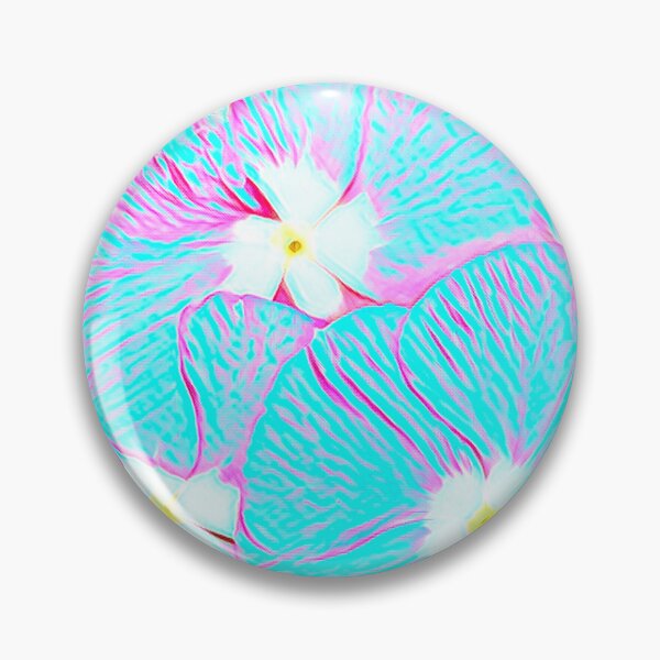 Item preview, Neon Vaporwave Periwinkle Flower Trio Pop Art Print designed and sold by BalkanBloom.