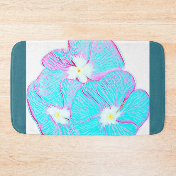 Item preview, Neon Vaporwave Periwinkle Flower Trio Pop Art Print designed and sold by BalkanBloom.