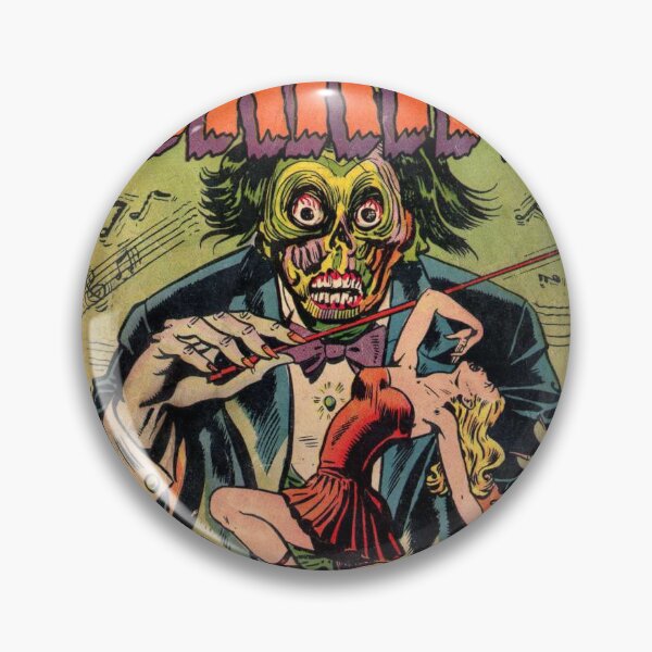 Item preview, Vintage Horrific Comic Book Cover Pre Code Horror Art designed and sold by Lilith.3x313 Vault.