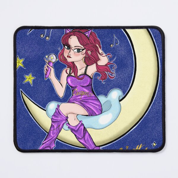 Item preview, Girl singing moon designed and sold by ViolantMB.