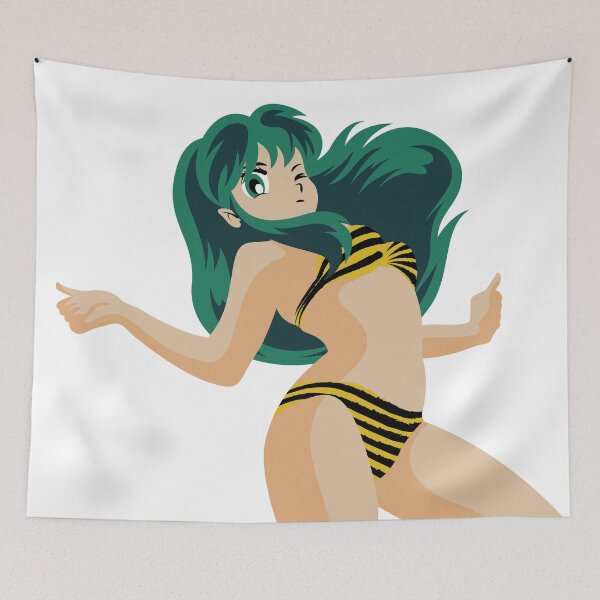 Item preview, Vector Illustration of Lum Anime in Iconic Retro Japanese Style designed and sold by Keltoi-art.