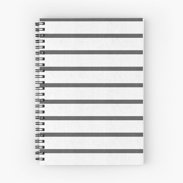 Item preview, Classic Charcoal Black Horizontal Textured Stripe designed and sold by LoveAlways-AEP.