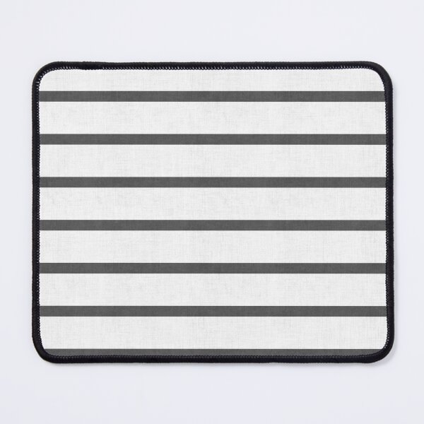 Item preview, Classic Charcoal Black Horizontal Textured Stripe designed and sold by LoveAlways-AEP.