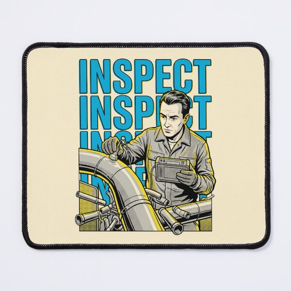 Item preview, Retro Pop Art NDT Technician Inspection designed and sold by DuckOddity.