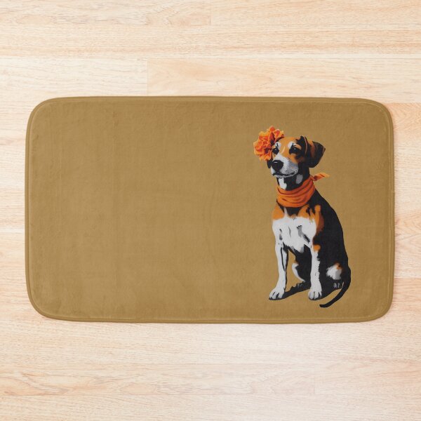 Item preview, GALOGO - Street Variations No. 16 - Beagle with flower and bandana designed and sold by GALOGO – Art for Sighthounds & Animal Welfare.