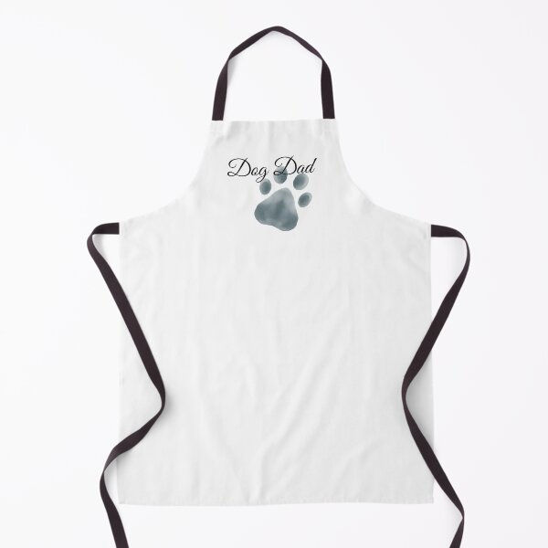 Item preview, Dog Dad Dark Gray Blue Pawprint designed and sold by jeweleddesigns.