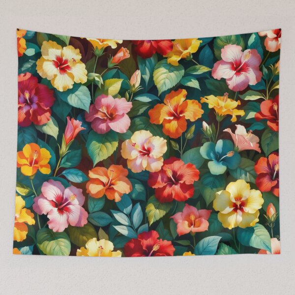 Item preview, Bold Colorful Floral Seamless Pattern designed and sold by IntelliMindDesigns.