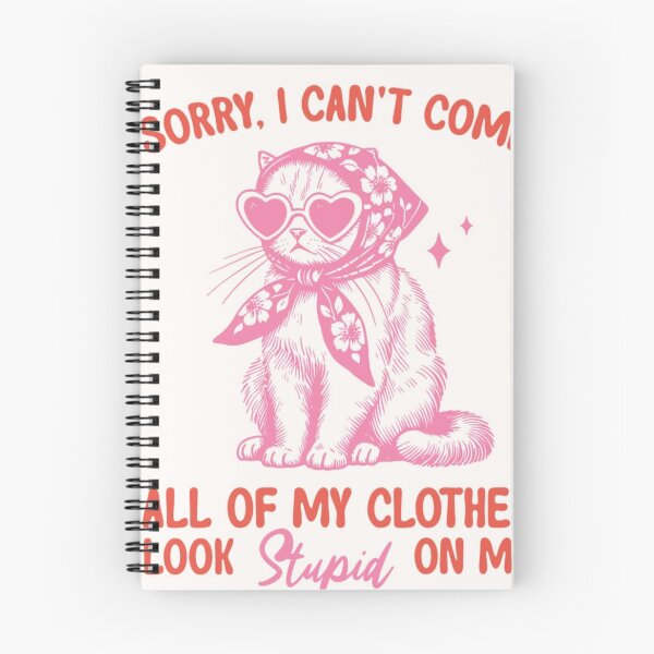 Item preview, Funny Fashion Cat – Clothes Look Stupid Meme designed and sold by     Pink Chaos Club.