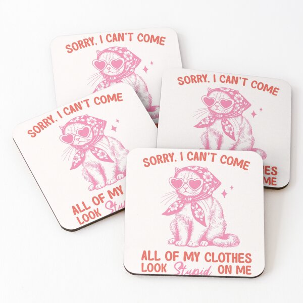 Item preview, Funny Fashion Cat – Clothes Look Stupid Meme designed and sold by     Pink Chaos Club.