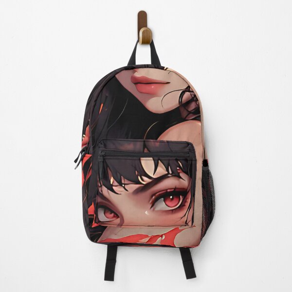 Item preview, Dark Fantasy Anime Girl with Red Energy Swirls designed and sold by UrbanPrts.