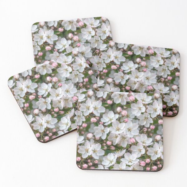 Item preview, Delicate White Floral Pattern Design designed and sold by IntelliMindDesigns.