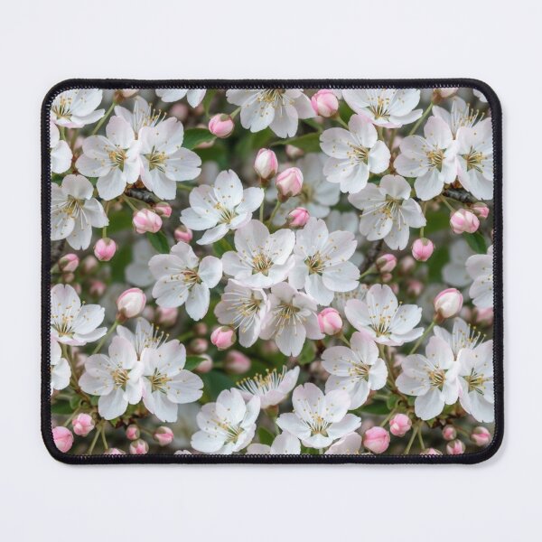 Item preview, Delicate White Floral Pattern Design designed and sold by IntelliMindDesigns.