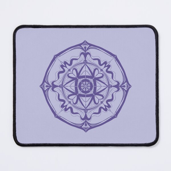 Item preview, Periwinkle Purple Evil Eye Protection Mandala, Positive Affirmations & Manifestation Artwork designed and sold by SpringTeaDesigns.