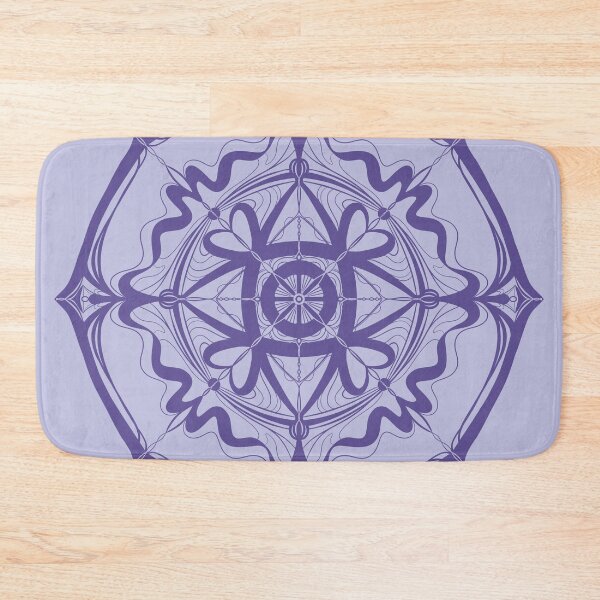 Item preview, Periwinkle Purple Evil Eye Protection Mandala, Positive Affirmations & Manifestation Artwork designed and sold by SpringTeaDesigns.