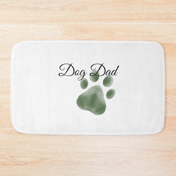 Item preview, Dog Dad Olive Green Pawprint designed and sold by jeweleddesigns.