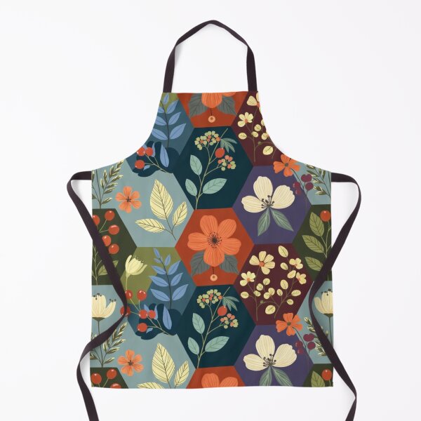 Item preview, Colorful Folk Floral Leaf Pattern designed and sold by IntelliMindDesigns.