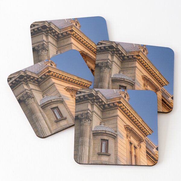 Item preview, Golden Light on a Historic Bucharest Facade designed and sold by Rabee Khalil Photography.