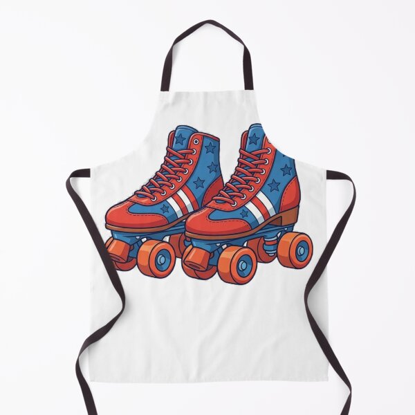 Item preview, Retro Red White and Blue Roller Skates designed and sold by Andersong.