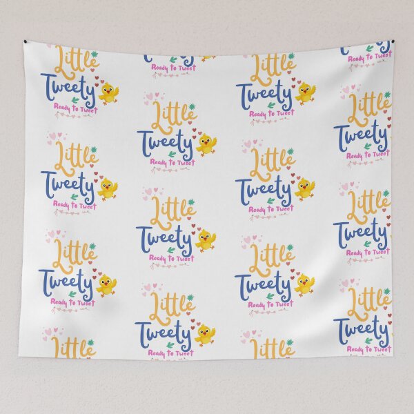 Item preview, Cute Bird with a little slogan Little Tweety ready to tweet  designed and sold by ShipDrop.