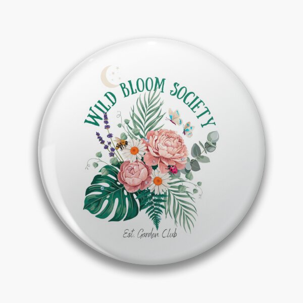 Item preview, Wild Bloom Society Botanical T-Shirt & Sticker – Cottagecore Floral Garden Gift for Plant Lovers, Nature Girls & Spring Aesthetic Fans designed and sold by GemBob Creations.