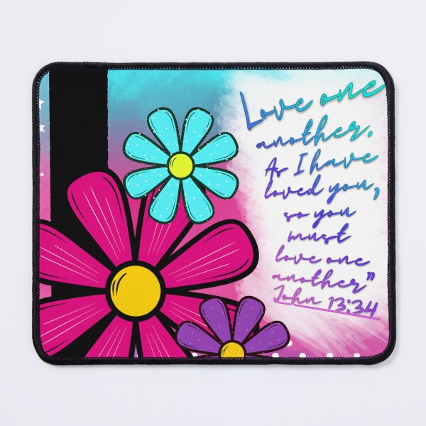 Item preview, Love one another, florals designed and sold by 2MomsKrafts.