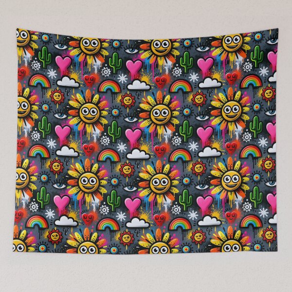 Item preview, Crazy Graffiti Pattern 16 designed and sold by Gypsykiss.