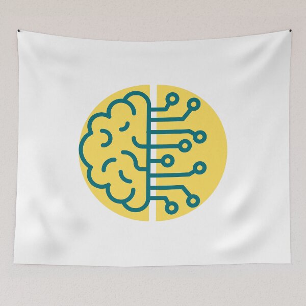 Item preview, AI Artificial Intelligence Human Brain Circuit Vector designed and sold by some peace.