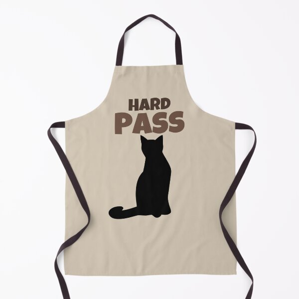 Item preview, Hard Pass Funny Introvert Black Cat Retro Minimalist Design designed and sold by No Excuses Supply.